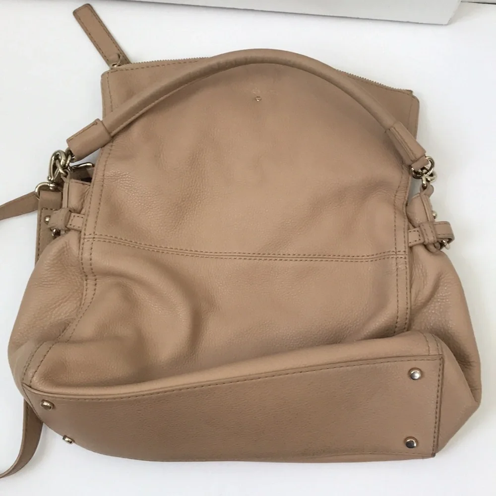 KATE SPADE Cobble Stone Little Minka Cream Shoulder Bag